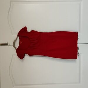 Red fitted Guess dress